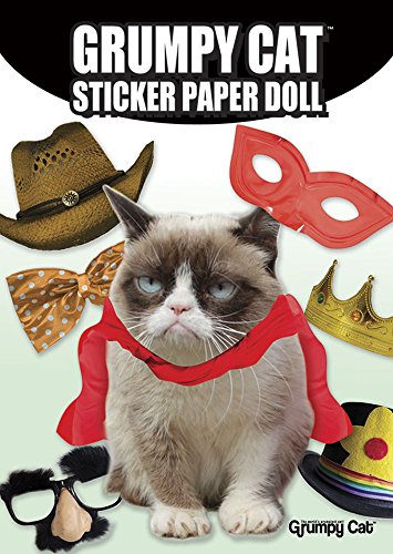 Grumpy Cat Sticker Paper Doll